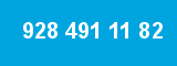 928 491 11 82 928 491 11 82